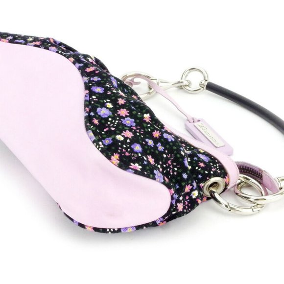 DOLCE & GABBANA Handbag Flower pattern series Canvas Leather Auth used T9890 - Picture 3 of 8